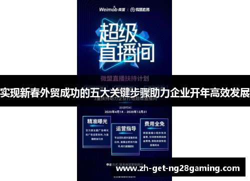 实现新春外贸成功的五大关键步骤助力企业开年高效发展